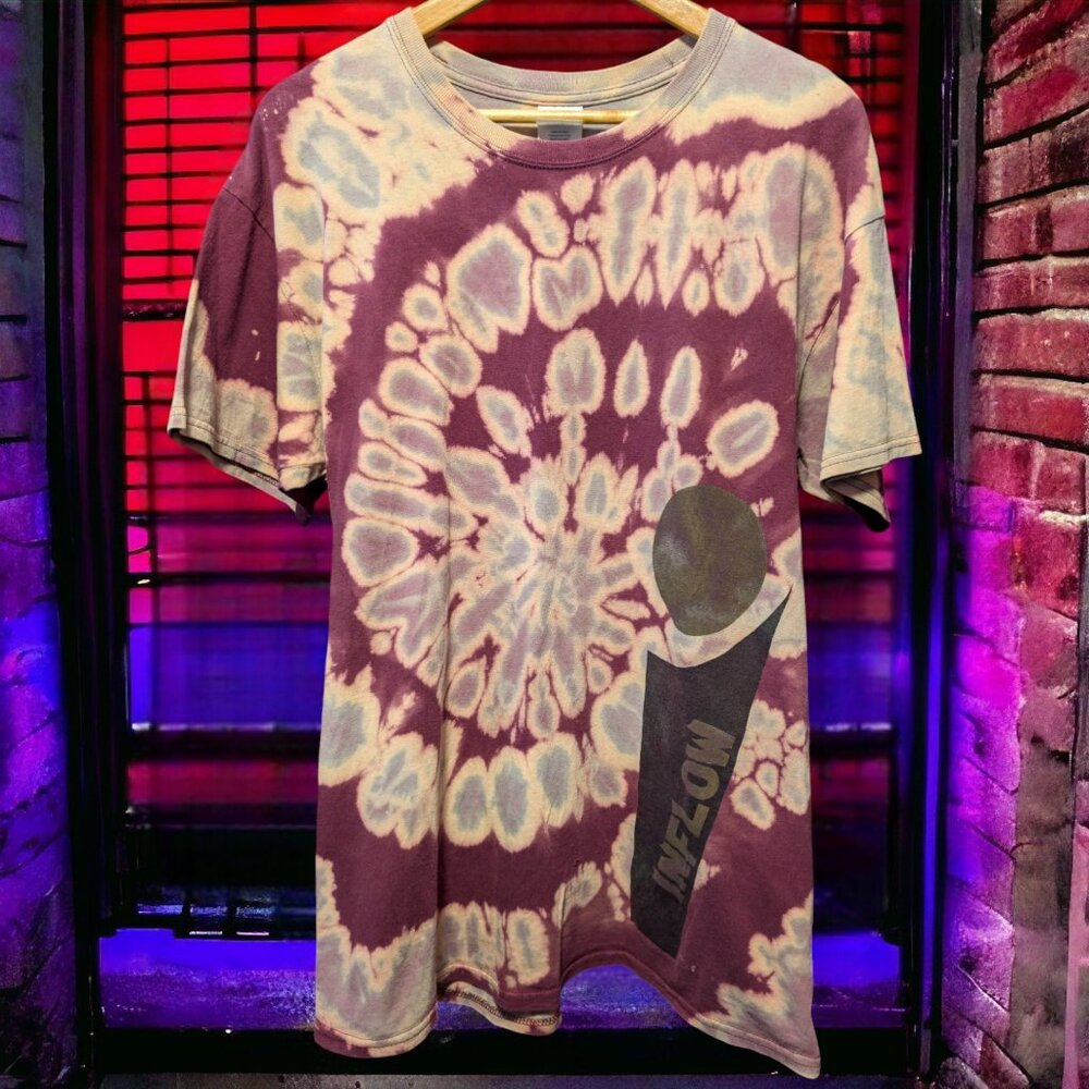Tie Die Inflow T-Shirt Vintage Gildan Tag, Large
